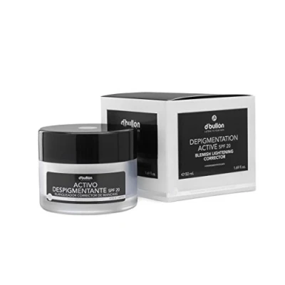 Imagen de B D. BULLON Crema Facial Anti manchas Con Activo Despigmentante Blanqueador Y Corrector, Protección Spf 20 (10622), Único, 50 Mililitro