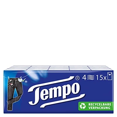 Imagen de Tempo Pañuelos clásicos (4 capas, 15 x 10 unidades, 150 unidades)