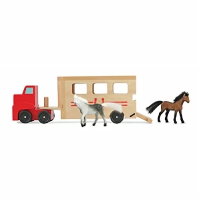 Imagen de Melissa &amp; Doug: Portacaballos de madera