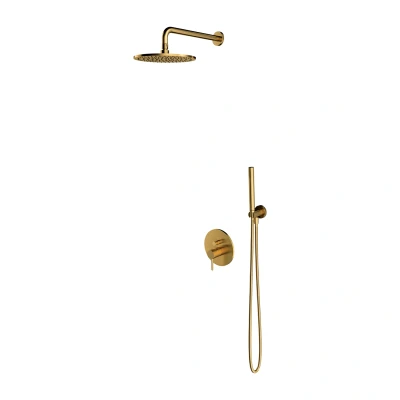Imagen de Omnires SYSY19GLB, Sistema de ducha empotrado Y, Brushed gold