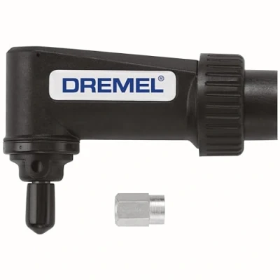 Imagen de Dremel 575 accesorio de ángulo recto para herramienta rotativa, taladro angular, negro