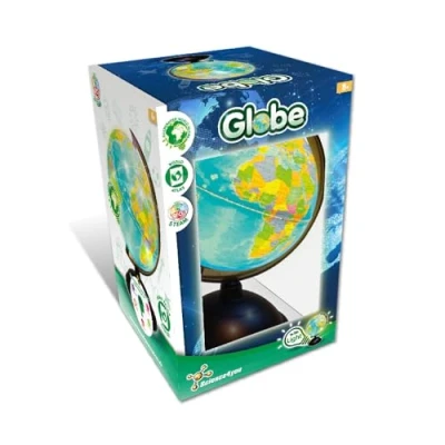Imagen de Science4you Globo Terraqueo con Luz para +8 Años Bola del Mundo Interactiva y Atlas Niños Ciencia Niños, Regalos Cientificos Tecnologia Juegos Educativos 8 14