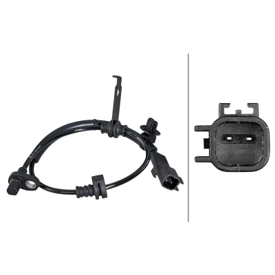 Imagen de HELLA 6PU 358 218 681 Sensor de ABS con pinza/grapa Hall 2 525 FORD: Mondeo 5, 5 Kombi, S Max Mk2