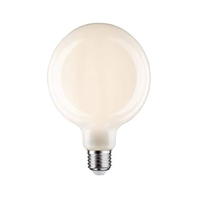 Imagen de Paulmann 28627 lámpara LED filamento G125 7 vatios clásico bombilla regulable opal 2700 K blanco cálido E27