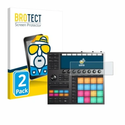 Imagen de BROTECT Protector Pantalla Anti Reflejos para Native Instruments Maschine + (2 Unidades) Película Mate Huellas