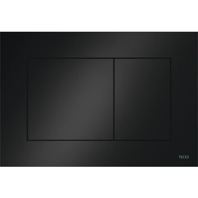 Imagen de Tece Now 9240403 Pulsador para inodoro, color negro, tecnología de doble descarga, se acciona desde arriba y delante)