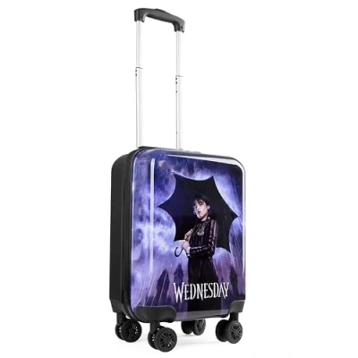 Imagen de Wednesday Maleta Infantil Niña con Ruedas, Viaje Niña, Tamaño 124 x 84 56 cm, para Viaje, Vacaciones