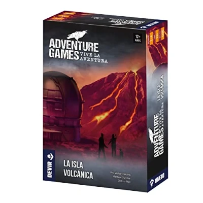 Imagen de Devir Adventure Games: La Isla Volcánica, Juego de Mesa, Mesa Cooperativo, Estrategia, 12 años (BGAGVOLSP)