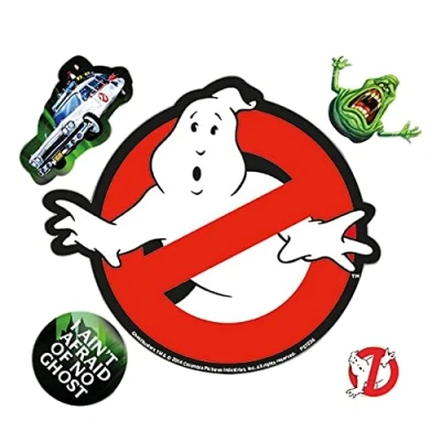 Imagen de Ghostbusters RD RS660047 Pegatinas, Cartón, Multicolor, 10 x 12.5 cm