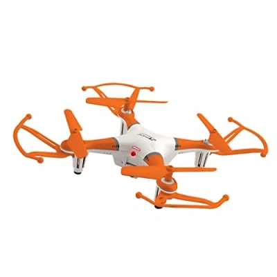 Imagen de Ninco Nincoair Drone Orbit de Radiocontrol para Niños Fácil Pilotaje. Aéreo Teledirigido con Mando 2,4Ghz y batería Li Po 3,7V, Medidas 11.5 x 6 cm, color naranja (NH90123)