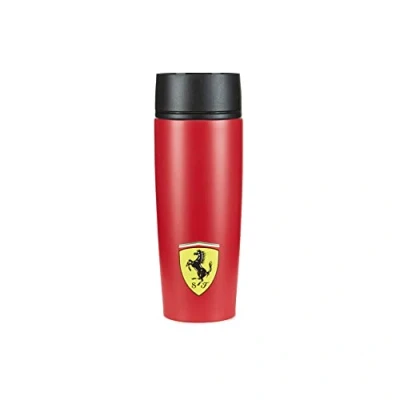 Imagen de Ferrari Scuderia, F1, taza térmica mate roja