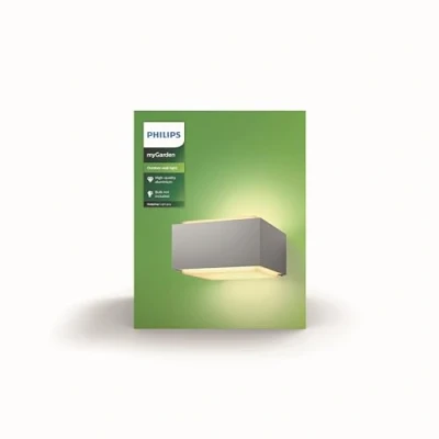 Imagen de Philips myGarden Hedgehog Aplique exterior, Gris