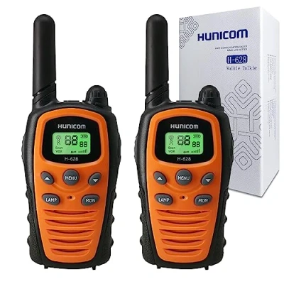 Imagen de Walkie Talkies para adultos Radio de gran alcance PMR, VOX Manos Libres 5 km con Linterna LED Retroiluminación