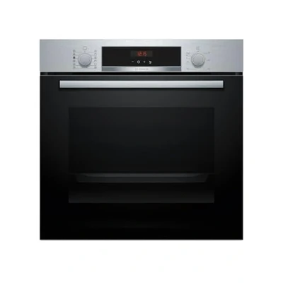 Imagen de Bosch Horno Multifunción con vapor, Serie 4, 60 cm. de ancho, Pirólis, 3D Hotair, Acero, HQA574ES3