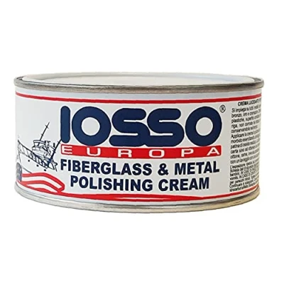 Imagen de Iosso Fiberglass &amp; Metal Polish Pasta abrillantadora para fibra de vidrio y metales, 250 ml