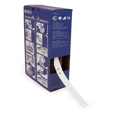 Imagen de Brady BM 10x75 7643 WT Etiquetas de poliuretano blanco 10 mm x 75 (original)