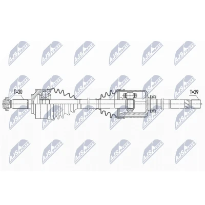 Imagen de Semi eje NTY NPW ME 152