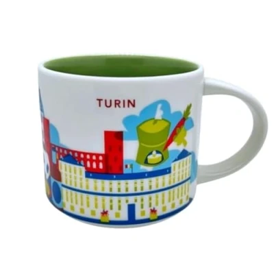 Imagen de STARBUCKS Turin (Italia) You Are Here Collection, Taza de Café 414ml, 011143346