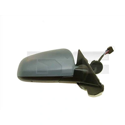 Imagen de espejo retrovisor Tyc 302 0027 derecha imprimado convexo, calefactable, para ajuste elect. AUDI: A3 Hatchback