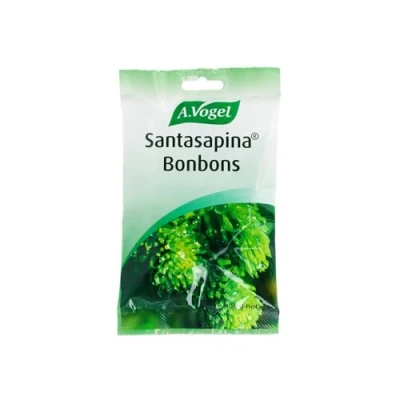 Imagen de A.Vogel Santasapina Bonbons Caramelos rellenos de yemas abeto, miel pura y jugo pera 100 g