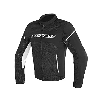 Imagen de Dainese Air Frame D1 Tex Jacket, Chaqueta Moto Verano, Negro/Negro/Blanco, 56