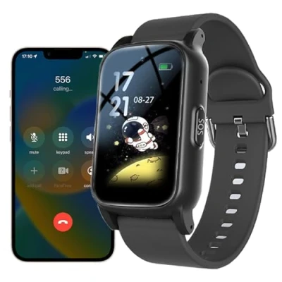 Imagen de Reloj Localizador GPS Ancianos Pulsera Avisador Personas Mayores Largo Alcance, Inteligente con Detección Caídas, SOS Smartwatch para Mayores,Black
