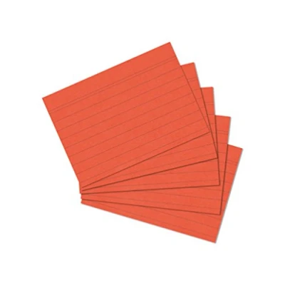 Imagen de Herlitz 1150507 Tarjetas A5, Color Naranja A7