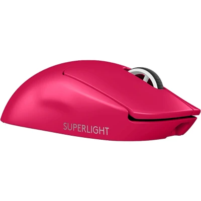 Imagen de Ratón gaming Logitech G Pro X Superlight 2, Lightspeed, Inalámbrico USB, 32.0000ppp, PC Mac, Botones personalizables, Sensor Hero, Magenta