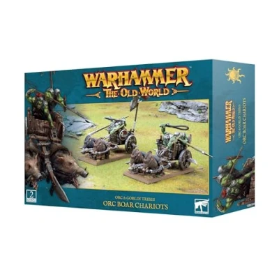 Imagen de Games Workshop Warhammer El Viejo Mundo Tribus Orcos y Duendes: Carros de Jabalí Orco