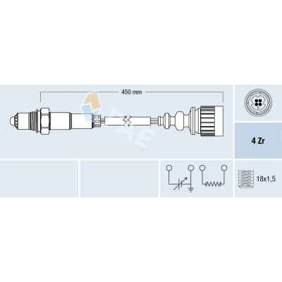 Imagen de Sonda lambda FAE 77367