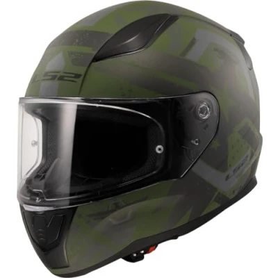 Imagen de LS2, Casco Moto Integral RAPID II THUNDERBIRDS Military Green, L