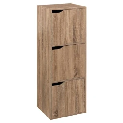 Imagen de 5five Mix n modul Efecto Roble Natural 3 estantes con Puertas