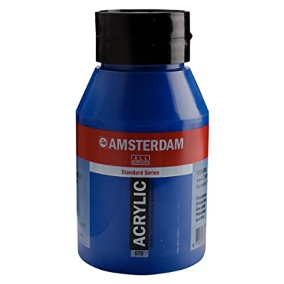 Imagen de Amsterdam Tarro acrílico Serie Estándar 1000ml Azul ftalo 570 (17715702)