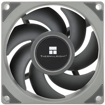 Imagen de Thermalright TL B8 Ventilador de CPU PC silencioso 4pin PWM, 80mm silencioso, 2200RPM, (Gris)