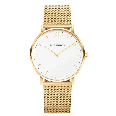Imagen de Paul Hewitt Reloj analogico para Unisex de Cuarzo con Correa en Acero Inoxidable PH SA G Sm W 4S