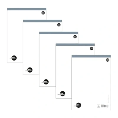 Imagen de Staufen Style Bloc de notas 5 blocs 50 hojas cada uno, DIN A4, 70 g/m² en blanco, sin portada