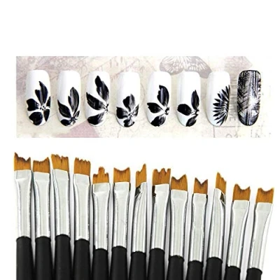 Imagen de KADS13 x Profesional pinceles de uñas arte clavo uña diseño cepillo pincel lápiz herramienta kit