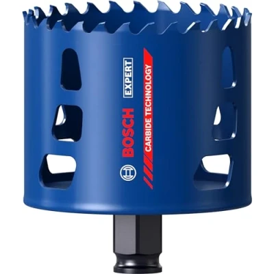 Imagen de Bosch Professional 1 x Sierras de corona Expert Tough Material, para Madera con metal, 80 mm, Accesorios Taladro impacto rotativo