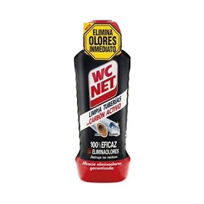 Imagen de ¿Tuberías lentas? Wc Net Limpia Tuberías con Carbón activo es la solución. Eficaz restos de jabón y grasas. 665 + 35ml gratis