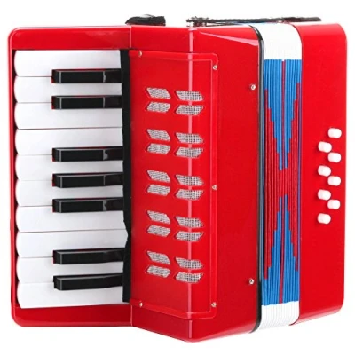 Imagen de Classic Cantabile Bambino acordeon para niños, rojo, 8 bajos