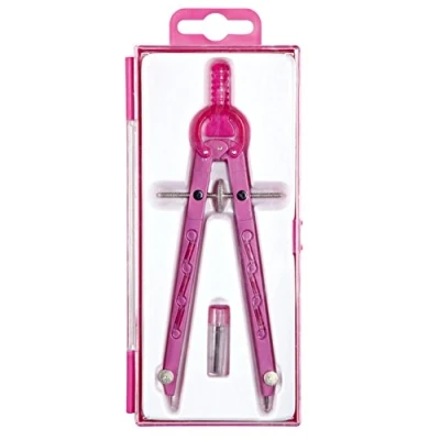 Imagen de Alco Albert 1355 20 Geometría Compás con rueda dentada Guía, longitud 165 mm, Rosa