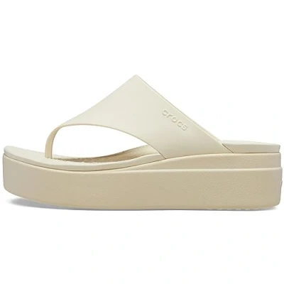 Imagen de Crocs Brooklyn Sandalias de dedo, Mujer, Talla: 38.5, Bone Zapatos