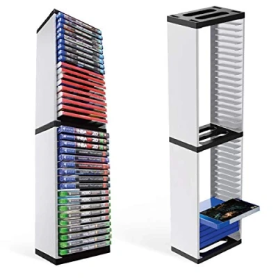 Imagen de Soporte de disco juego para videojuegos torre almacenamiento 36 juegos Consola rack discos PS5 Interruptor