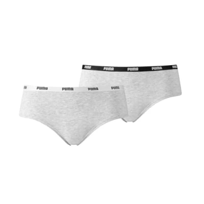 Imagen de PUMA Hipster Women (2 Pack), Ropa, Grey/Grey, 1