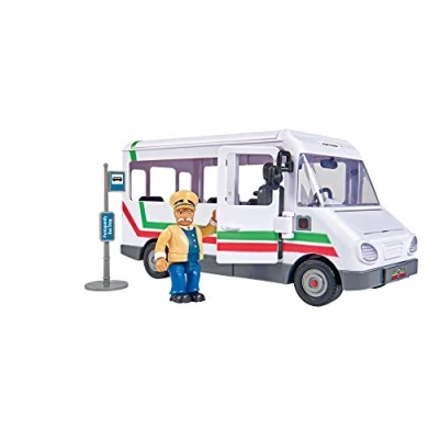 Imagen de SIMBA TOYS Sam el Bombero Vehículo de Fireman Trevors Bus 20 cm Largo con la Figura Trevor Unos 6