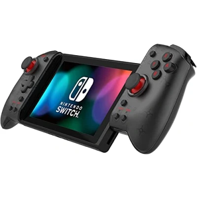Imagen de hori USB Split Pad Pro (Negro + soporte) para Nintendo Switch