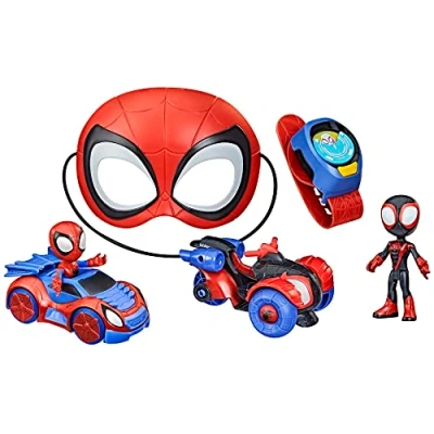Imagen de Hasbro Marvel Spidey and His Amazing Friends Role Play Vehicle Bundle, Exclusivo en Amazon