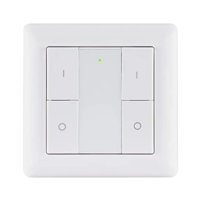 Imagen de Paulmann 50134 Smart Home Zigbee Interruptor de pared On/Off/Dimm Blanco Control Plástico