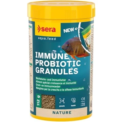 Imagen de sera ImmunPro Nature 250 ml (112 g) Alimento probiótico para el Crecimiento de Peces Ornamentales a Partir 4 cm
