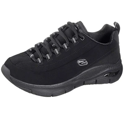 Imagen de Skechers ARCH FIT METRO SKYLINE, Zapatillas para Mujer, Black Trubuck / Silver Trim #L, 40 EU